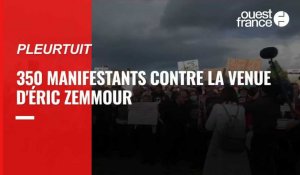 VIDÉO. 350 personnes manifestent à Pleurtuit contre la venue d'Éric Zemmour