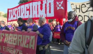 G20: des milliers de manifestants à Rome pour une marche pour le climat