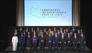 Conférence sur la Libye à Paris: photo de famille des dirigeants