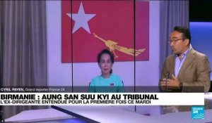 Birmanie : l'ex dirigeante Aung San Suu Kyi entendue au tribunal