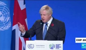 COP26 : "Si Glasgow échoue, tout échoue", avertit Boris Johnson