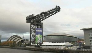 Images du Scottish Event Campus à Glasgow où se déroule la COP26