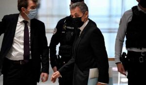 Au procès des sondages de l'Elysée, le témoin Nicolas Sarkozy garde le silence