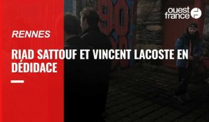 VIDÉO. À Rennes, Riad Sattouf et Vincent Lacoste rencontrent leurs lecteurs