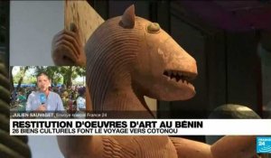 Restitution d'oeuvres d'art au Bénin : la joie des Béninois à Cotonou