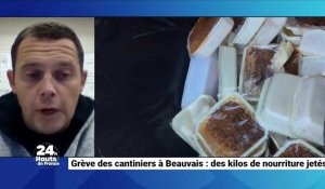 Grève des cantiniers : des kilos de nourriture bradés à Beauvais