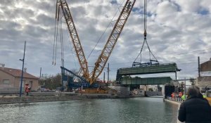 Frontignan : le pont SNCF remplacé en 85 h