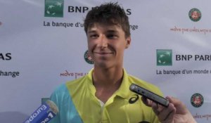 Roland-Garros 2022 - Gabriel Debru : "C'est incroyable d'avoir gagné un match pour ma première participation à Roland-Garros"