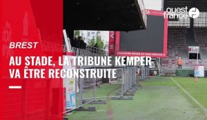 VIDÉO. À Brest, la tribune des Ultras va être reconstruite au stade Francis-Le-Blé