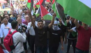 Des Palestiniens à Ramallah se mobilisent contre la "Journée de Jérusalem" d'Israël