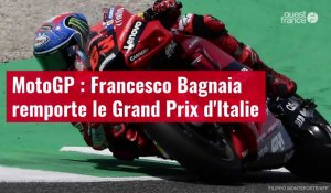 VIDÉO. MotoGP : Francesco Bagnaia remporte le Grand Prix d'Italie devant Quartararo