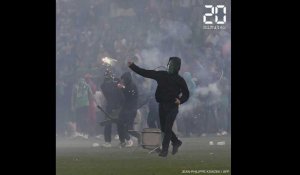 Ligue 1: Le débrief et les images des incidents d'ASSE-AJ Auxerre (1-1, 4-5 aux tirs au but)