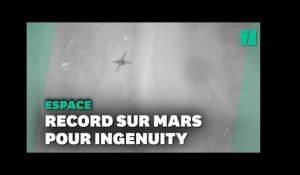 Vol record sur Mars pour Ingenuity, l'hélicoptère de la Nasa
