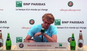 Roland-Garros 2022 - Alexander Zverev : "It's really more fun to play in full stadiums, rather than empty stadiums"