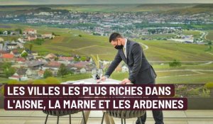 Où vivent les riches dans l'Aisne, la Marne et les Ardennes