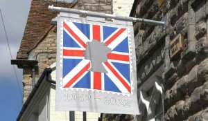 70 ans de règne d'Elizabeth II: un village britannique se prépare à la fête