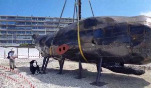 Un cachalot géant sur la plage du Havre