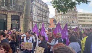 Manifestation des travailleurs sociaux à Lille
