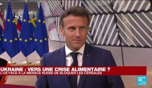 REPLAY - Emmanuel Macron s'exprime sur le 6e train de sanctions pris par l'UE contre la Russie