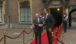 Olaf Scholz rencontre son homologue néerlandais Mark Rutte à La Haye