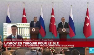 Sergueï Lavrov en Turquie : "Si Kiev est prête au déminage, nous sommes prêts"