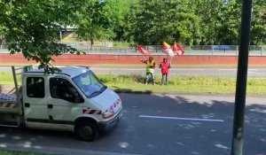 Roubaix : manifestation de salariés de Sogea Caroni