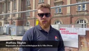 On en sait plus sur les secrets du chantier de fouilles du lycée Baudimont à Arras