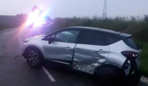 Deux blessés dans un accident, vendredi soir à Achiet-le-Grand