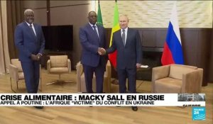 Macky Sall en Russie : "L'Afrique 'victime' du conflit en Ukraine"