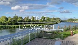 Arras: le long de la Scarpe avec son nouveau parc