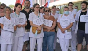 Hôpital: des soignants manifestent à Chinon après la fermeture temporaire des urgences