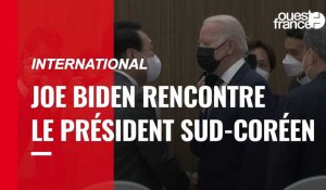 VIDÉO. Joe Biden rencontre le président sud-coréen pour sa première visite en Asie depuis son élection