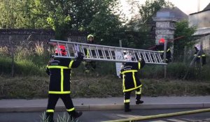 Un incendie dans l’ancienne Institution du Sacré-Coeur à Fouquières-lès-Béthune
