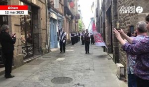 VIDÉO. À Dinan, la fête de la Bretagne débute au son du bagad