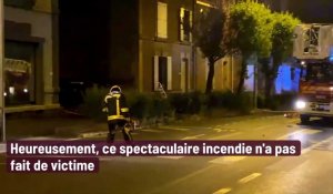 Incendie maison inoccupée rue Jean Moulin Charleville-Mézières