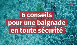 6 conseils pour une baignade en toute sécurité