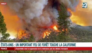 États-Unis : un important feu de forêt touche la Californie