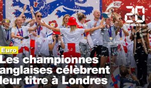 Euro 2022 : Les championnes anglaises célèbrent leur titre à Londres