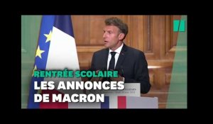 Rentrée scolaire 2022 : Les annonces d’Emmanuel Macron