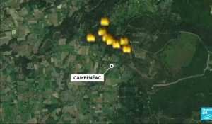 Incendies en Bretagne : la forêt de Brocéliande en proie aux flammes