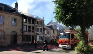 Une habitation a pris feu place de la mairie à Haraucourt