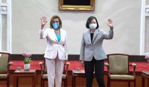 Nancy Pelosi rencontre la présidente taïwanaise, Tsai Ing-wen