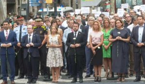 Barcelone rend hommage aux victimes de l'attentat sur les Ramblas 5 ans après