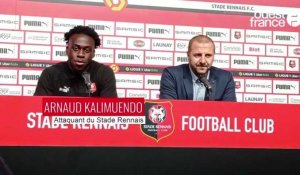 VIDÉO. Arnaud Kalimuendo : « J'ai pris la meilleure décision en signant au Stade Rennais  »