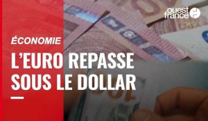 VIDÉO. L’euro atteint son plus bas niveau face au dollar