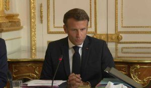 Macron appelle à l'unité face à "la fin de l'abondance"