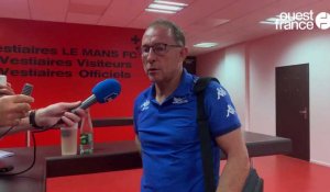 VIDÉO. « Le Mans FC nous a mis en difficulté », concède Jean-Pierre Papin, après la victoire de Chartres