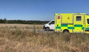 Accident entre Gimnée et Niverlée, deux blessés graves