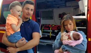 Lillers : Esteban Wannepain raconte la naissance de sa fille grâce à l'intervention des sapeurs-pompiers