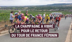 La Champagne a vibré pour le grand retour du Tour de France femmes